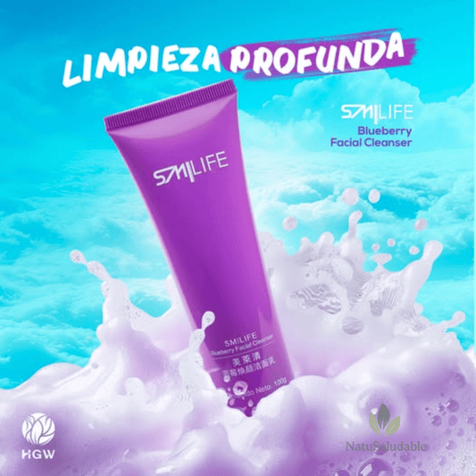 Limpiador Facial con Arándanos SMILIFE HGW – Paso 1