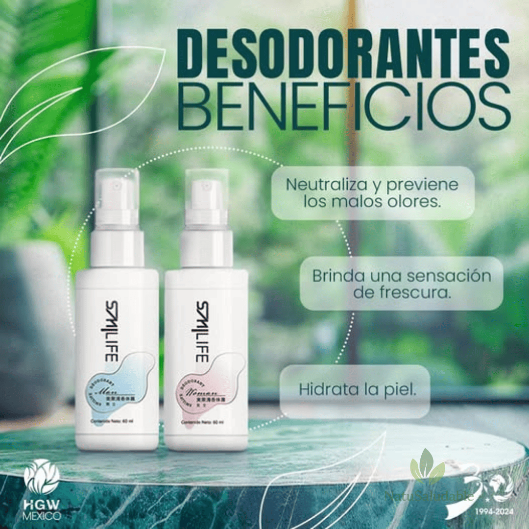 Desodorante Natural Mujer HGW Smilife Neutro Sin Alcohol