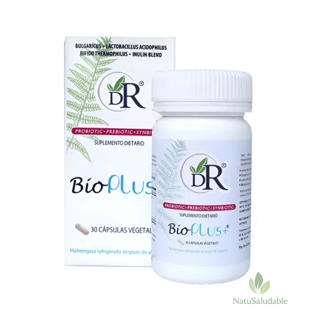 BIOPLUS+ Probióticos con Inulina 30 Cápsulas Vegetales Dr. Rojas