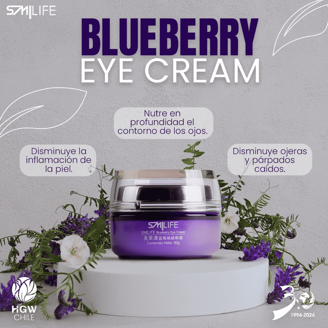 Crema Contorno de Ojos con Arándanos SMILIFE HGW – Paso 3