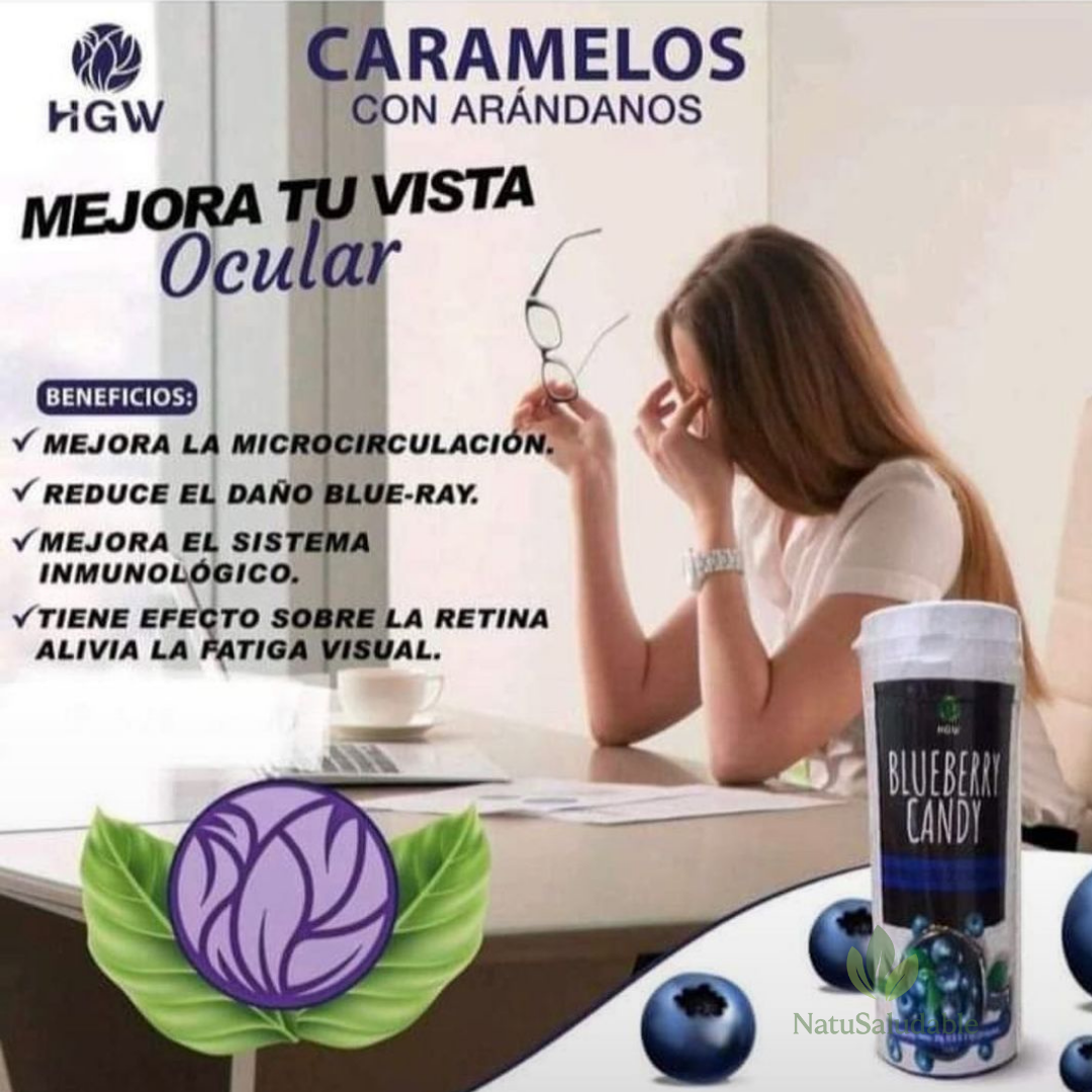 Dulces de Arándano HGW – Para la Buena Salud Visual