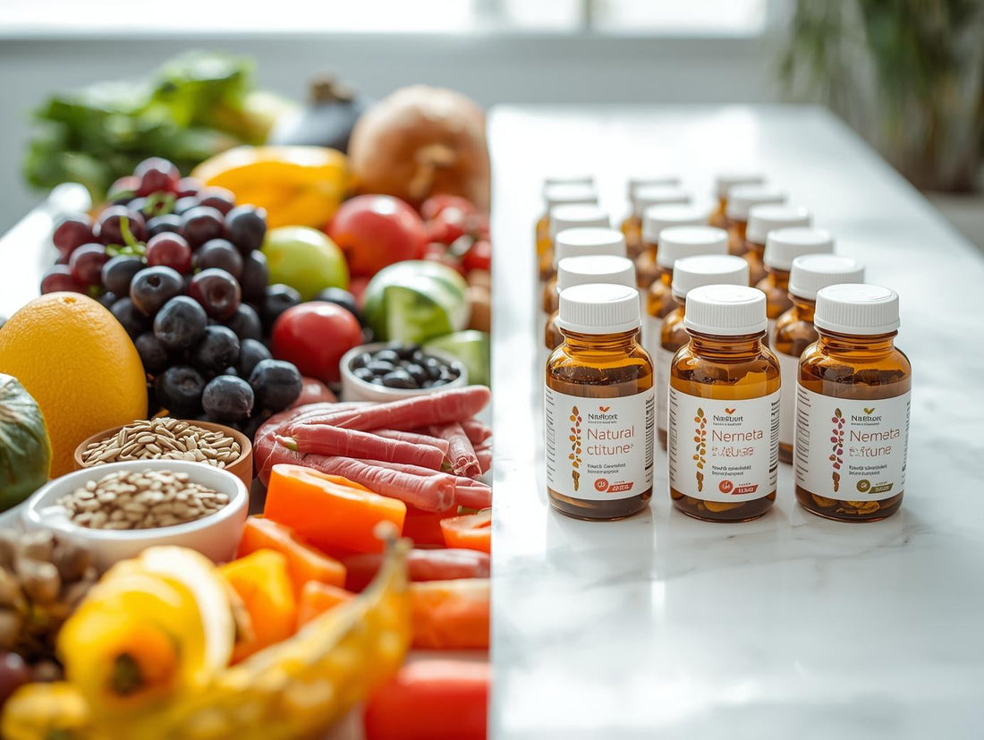 Comparación entre suplementos naturales y alimentos naturales para el bienestar en Colombia