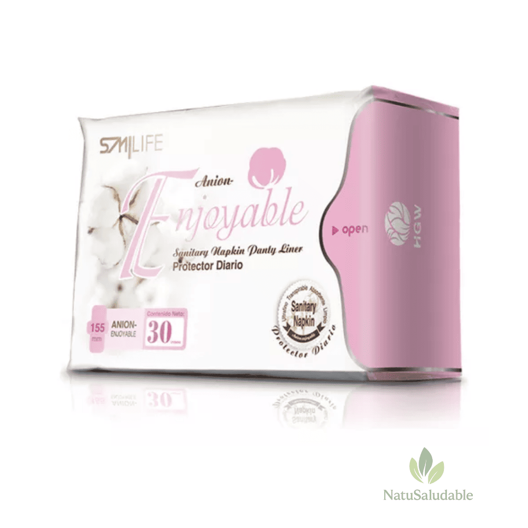 Protectores Diarios Enjoyable HGW con Turmalina – 30 Unidades