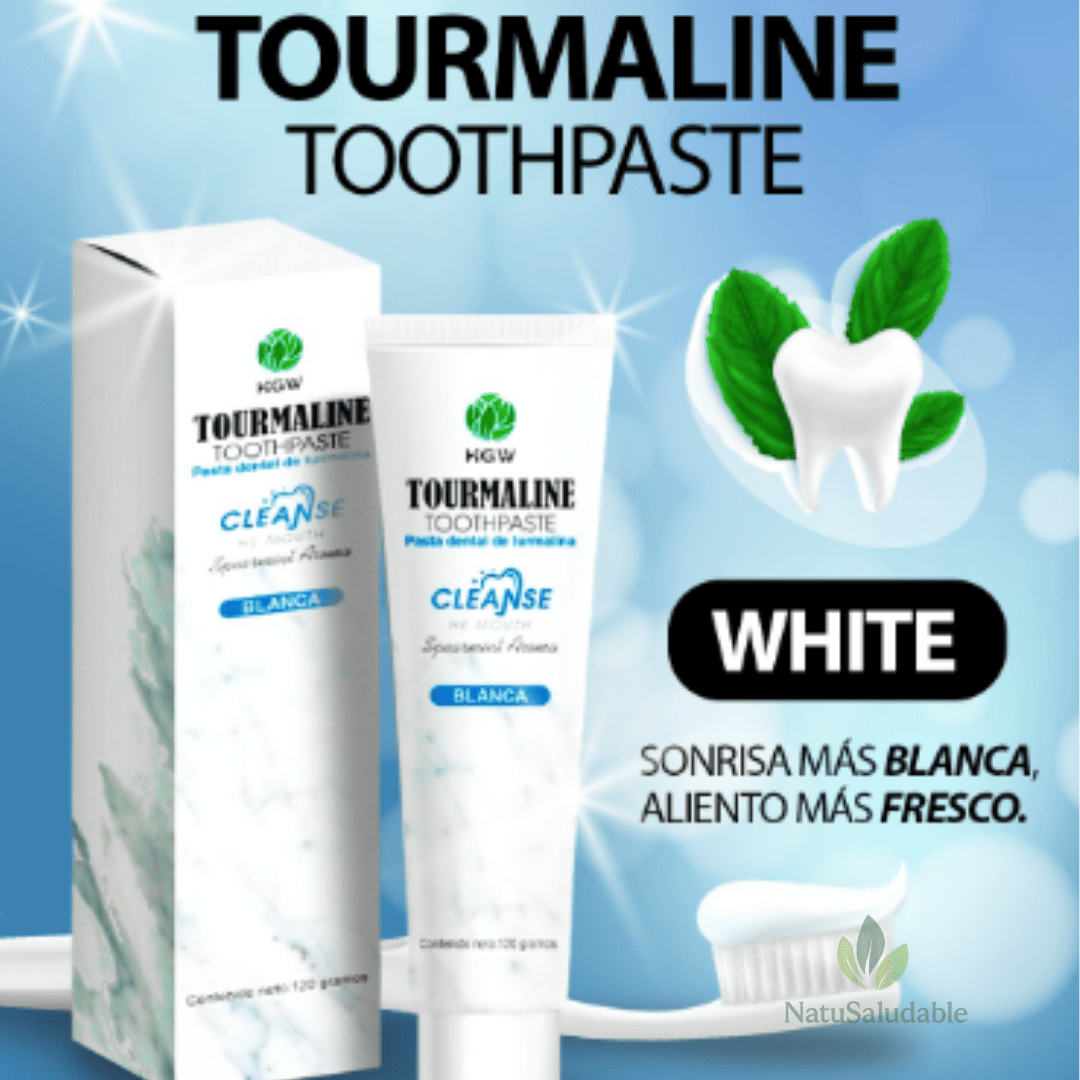 Pasta Dental Natural de Turmalina Blanca HGW 120 g
