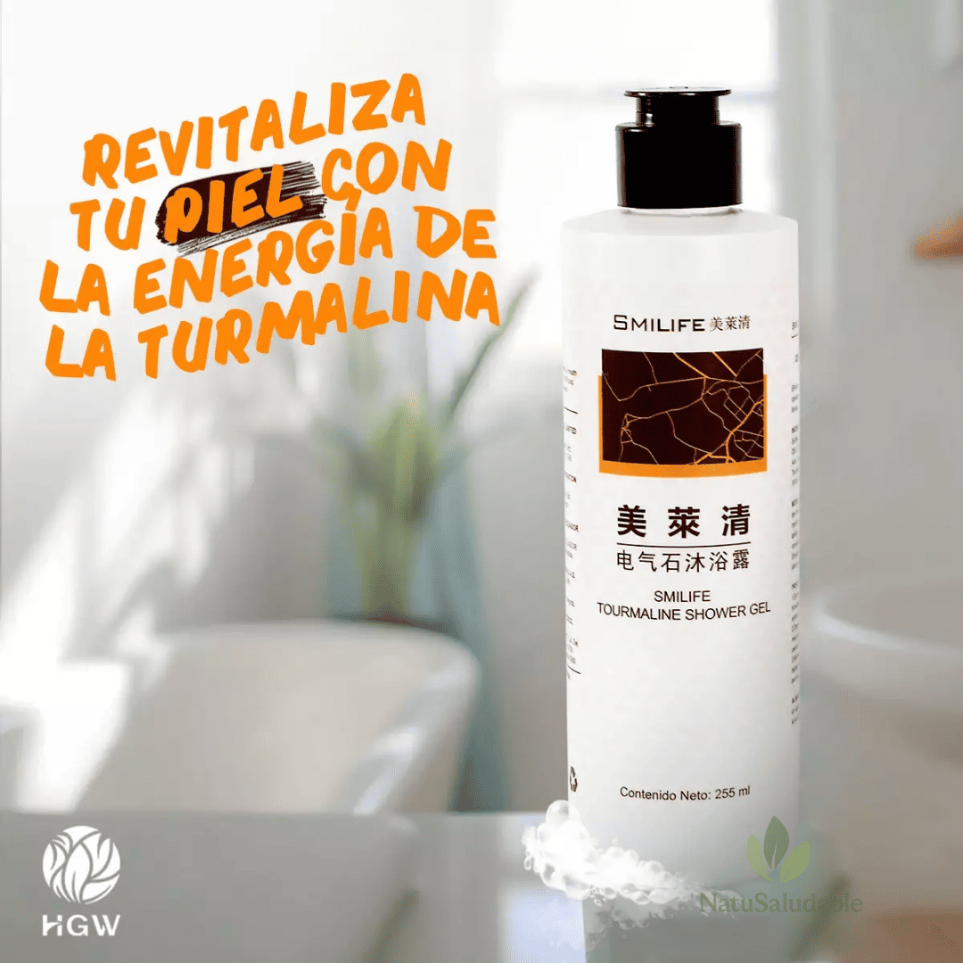 Gel de Baño con Turmalina HGW 255 ml bienestar de la piel