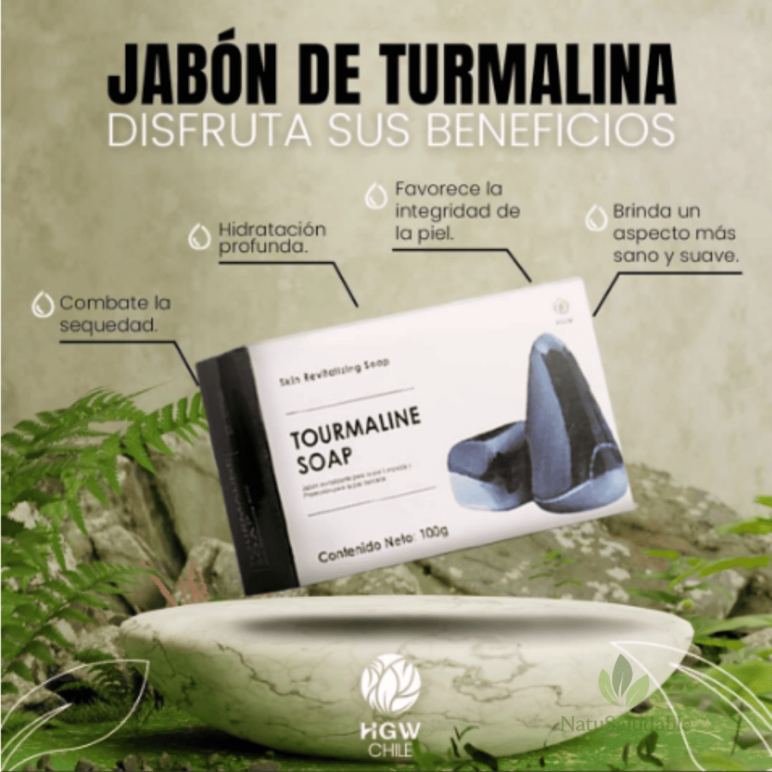 Jabón de Turmalina Negra de HGW (100 g)