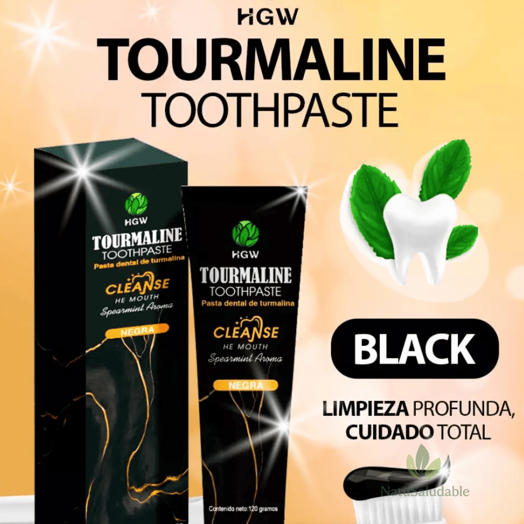 Pasta Dental Natural de Turmalina Negra HGW 100% Natural