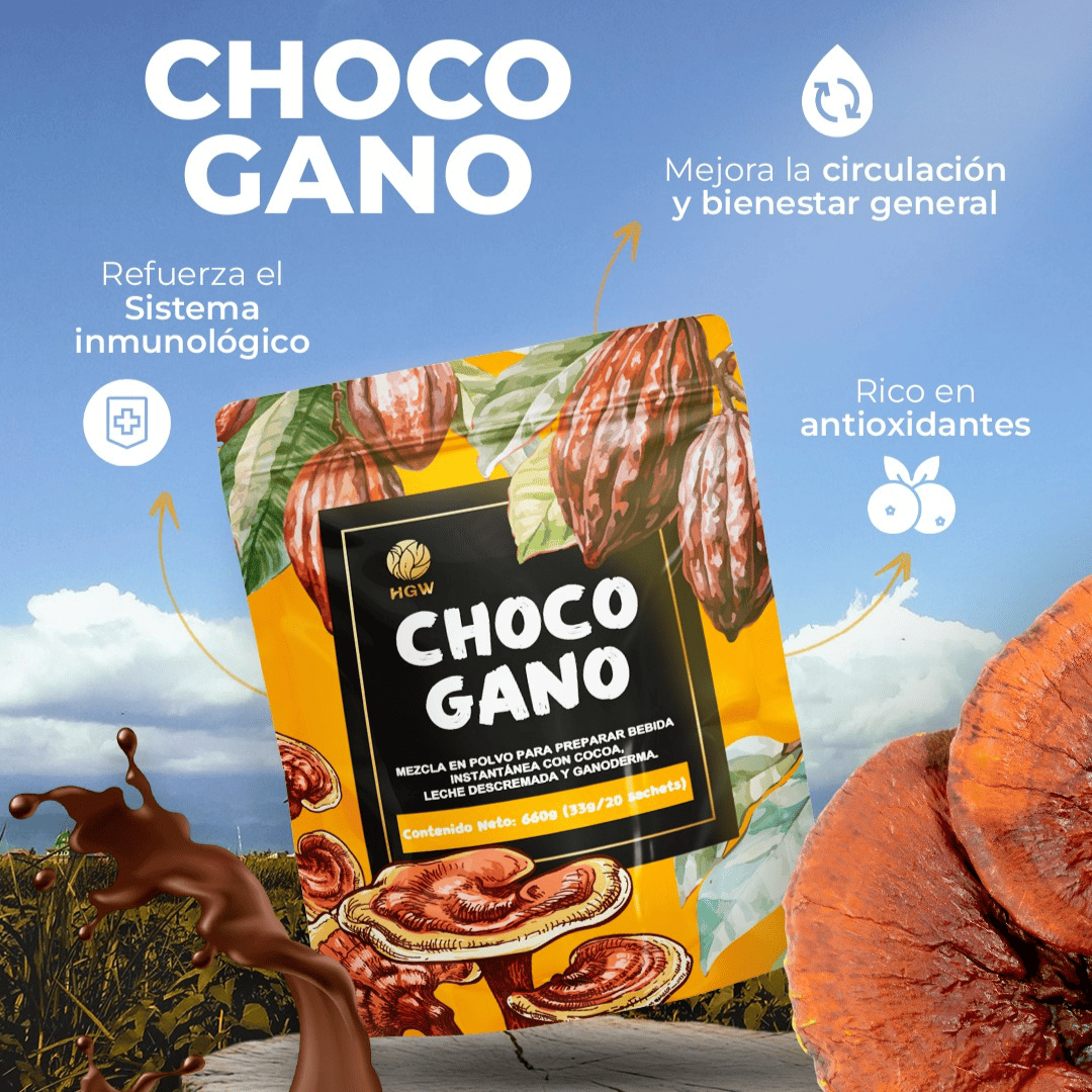 Choco Gano HGW – Bebida de Cacao con Ganoderma