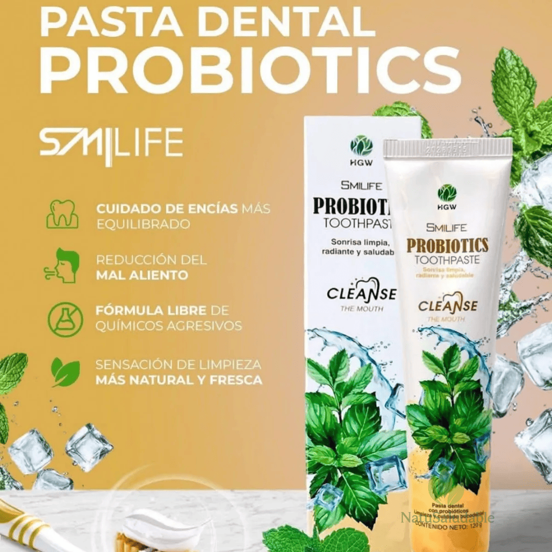 Pasta Dental Probiotics HGW sin flúor 120 gm