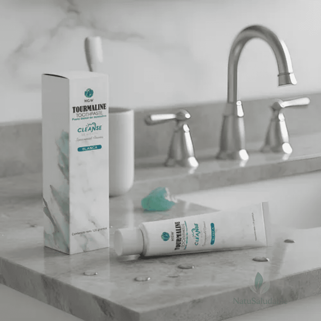 Pasta Dental Natural de Turmalina Blanca HGW 120 g