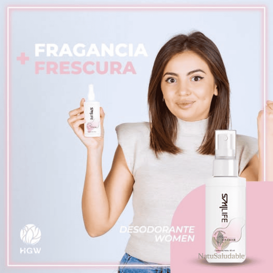 Desodorante Natural Mujer HGW Smilife Neutro Sin Alcohol