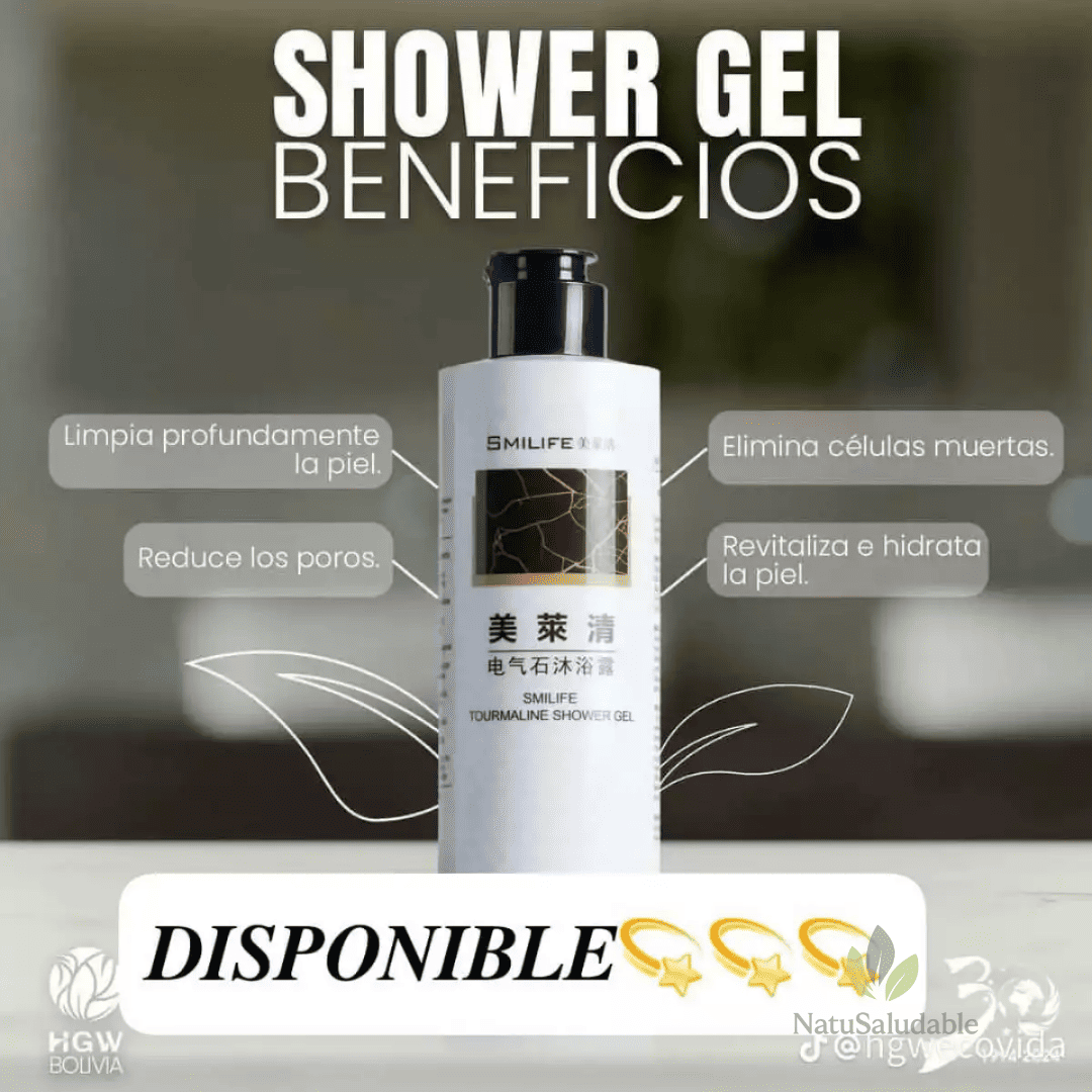 Gel de Baño con Turmalina HGW 255 ml bienestar de la piel
