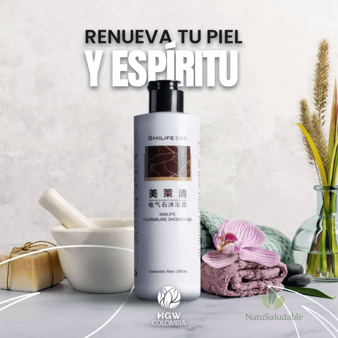 Gel de Baño con Turmalina HGW 255 ml bienestar de la piel