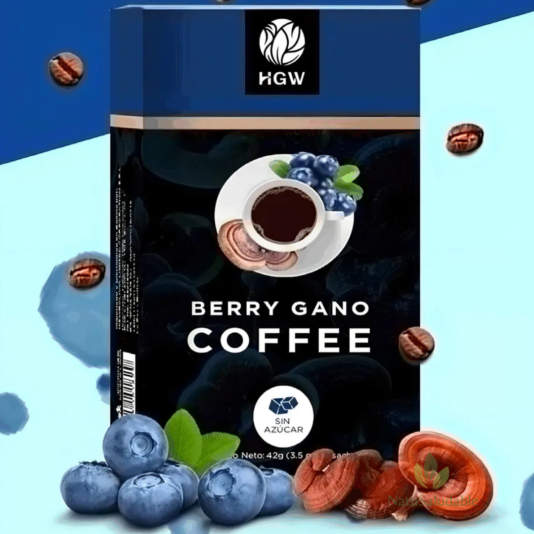 Berry Gano Coffee HGW con Arándanos y Ganoderma