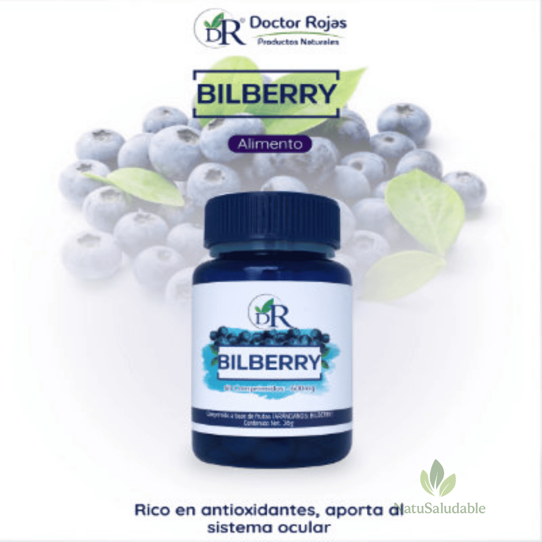 Bilberry Dr. Rojas – Antioxidante Natural con Vitaminas y Selenio