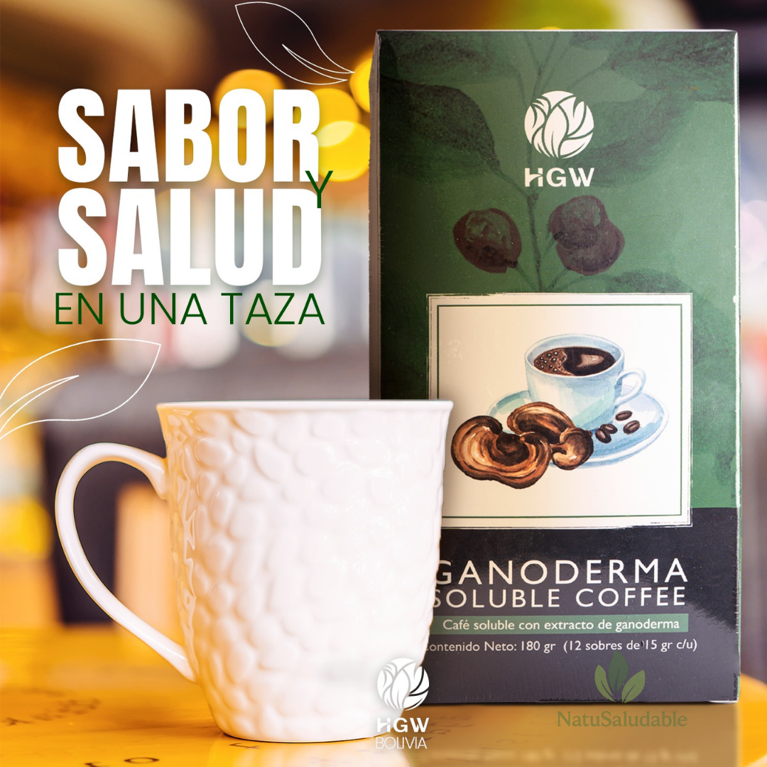 Café con Ganoderma HGW – Bebida Funcional Soluble