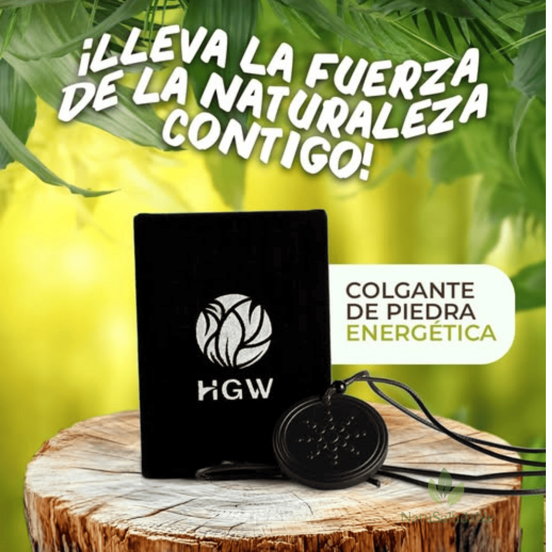 Colgante de Piedra Energética HGW – Turmalina Negra Protectora