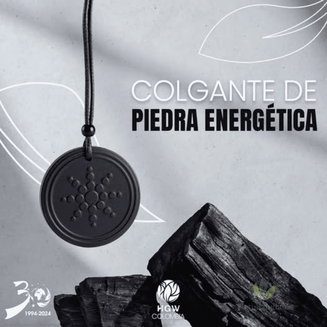 Colgante de Piedra Energética HGW – Turmalina Negra Protectora