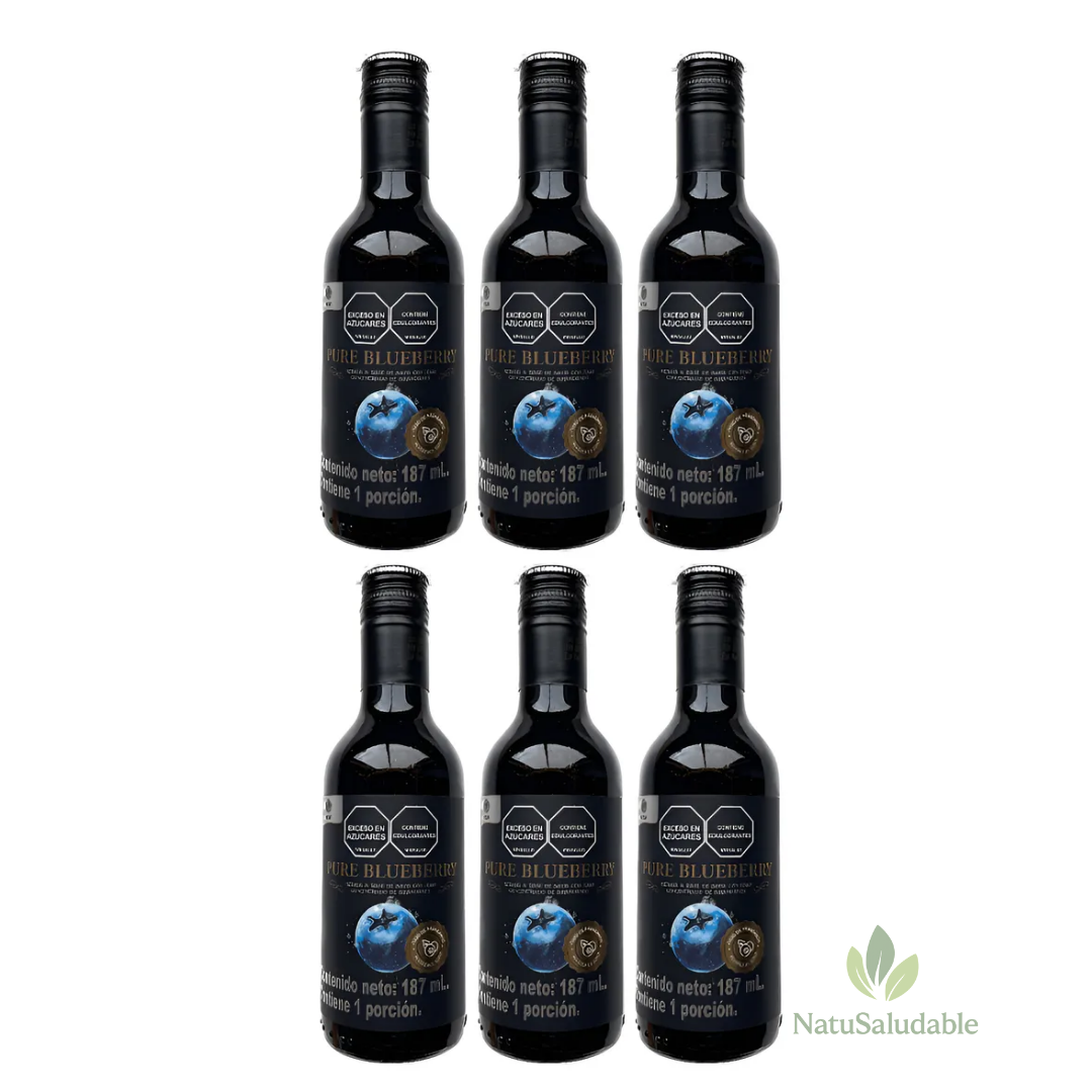 Jugo Líquido de Arándano Pure Blueberry HGW – Pack x 6