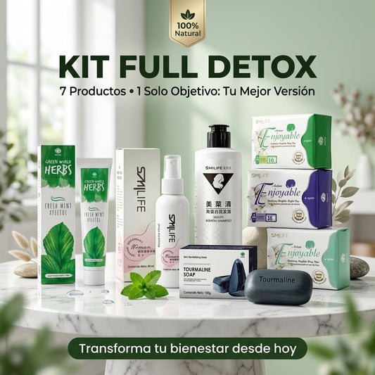 Kit Full Detox Natural | Bienestar Completo para tu Cuerpo y Detox Diario