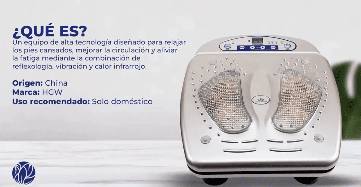 Masajeador de Circulación Sanguínea HGW con Luz Infrarroja