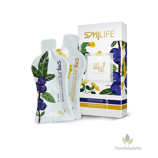 Mascarilla Facial Blue &amp; Gold SMILIFE HGW – Hidratación