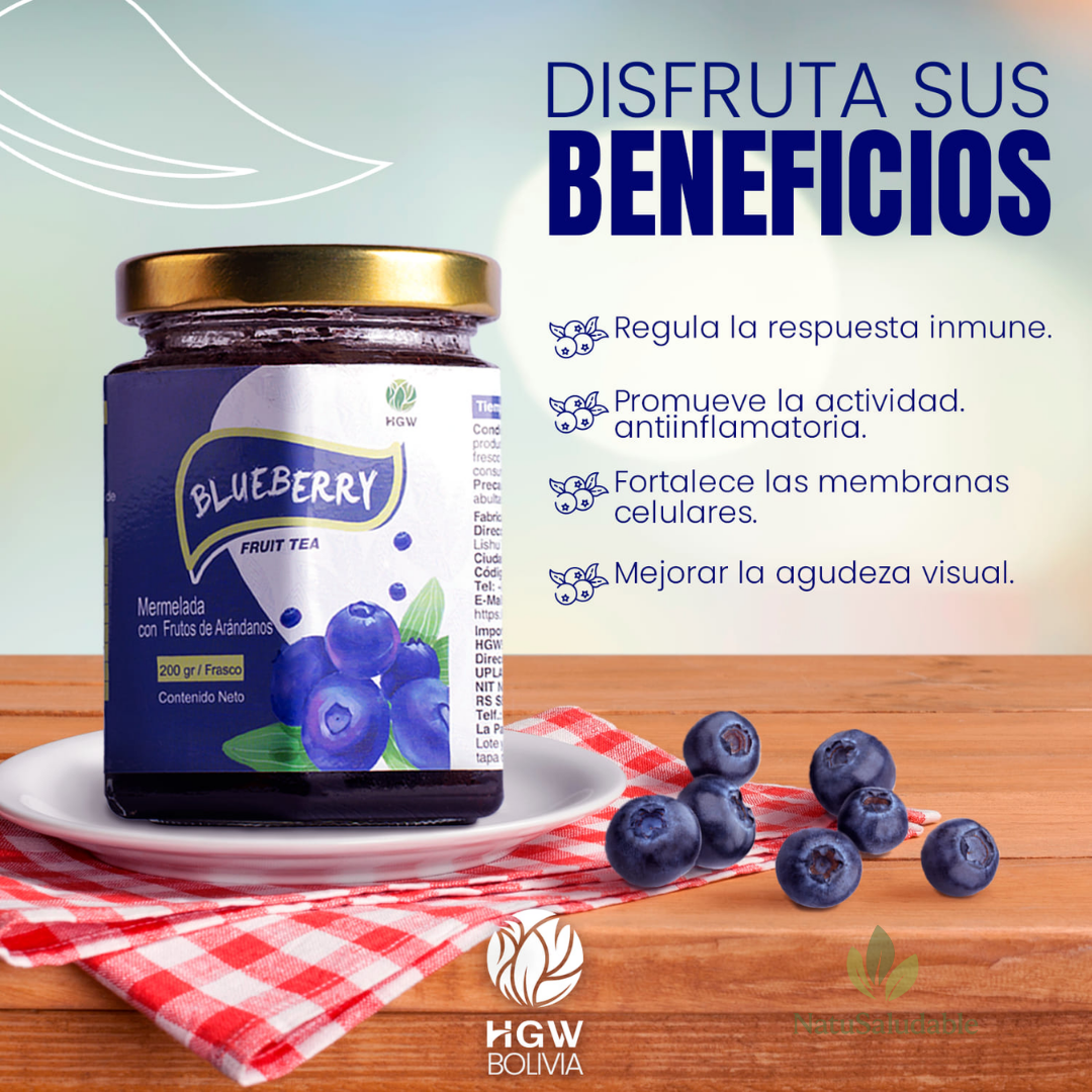 Mermelada de Arándanos HGW – Blueberry Fruit Tea Jam