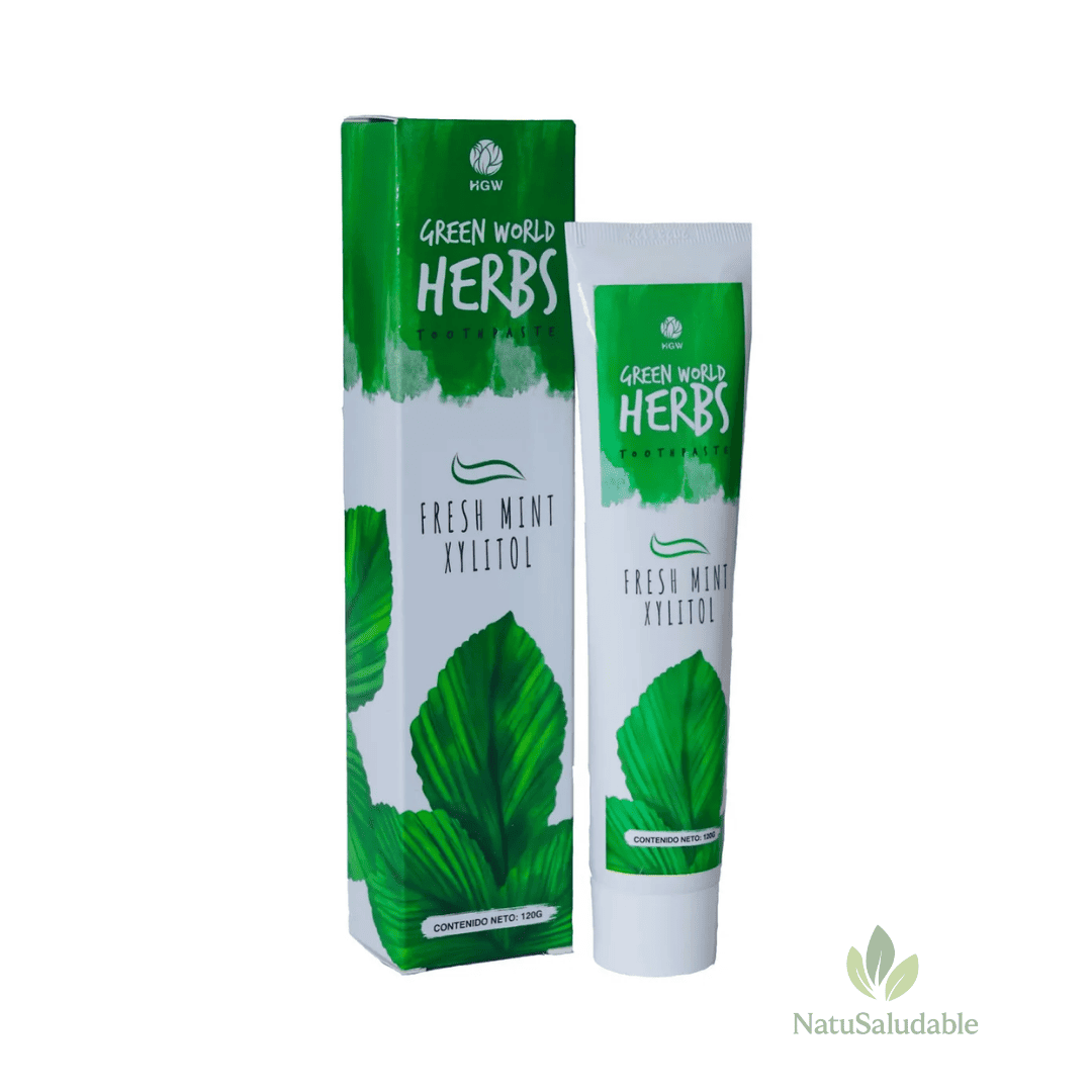 Pasta Dental Natural Herbs HGW 120g sin flúor ni triclosán