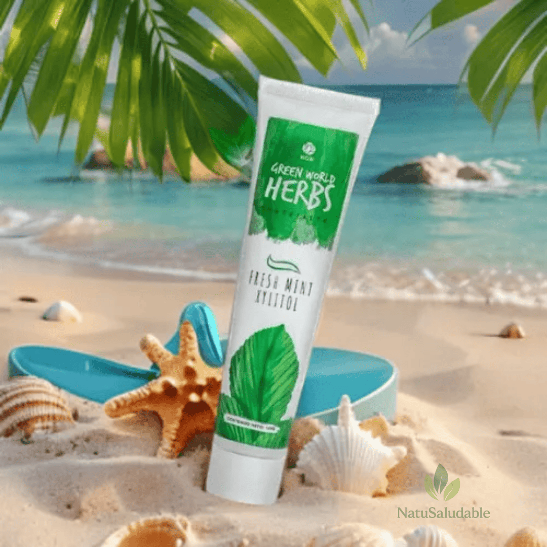 Pasta Dental Natural Herbs HGW 120g sin flúor ni triclosán
