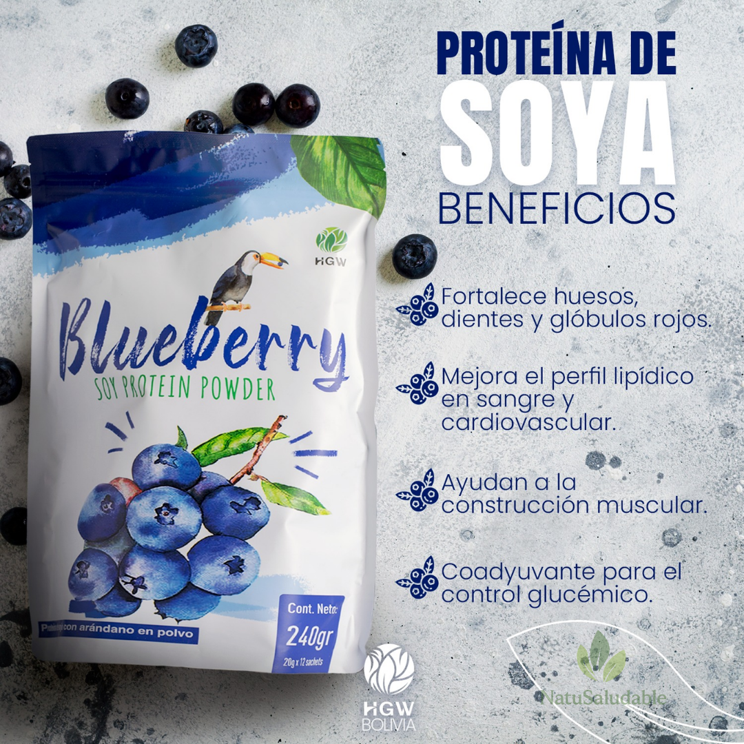 Proteína de Soya y Arándanos HGW – Proteína Vegetal