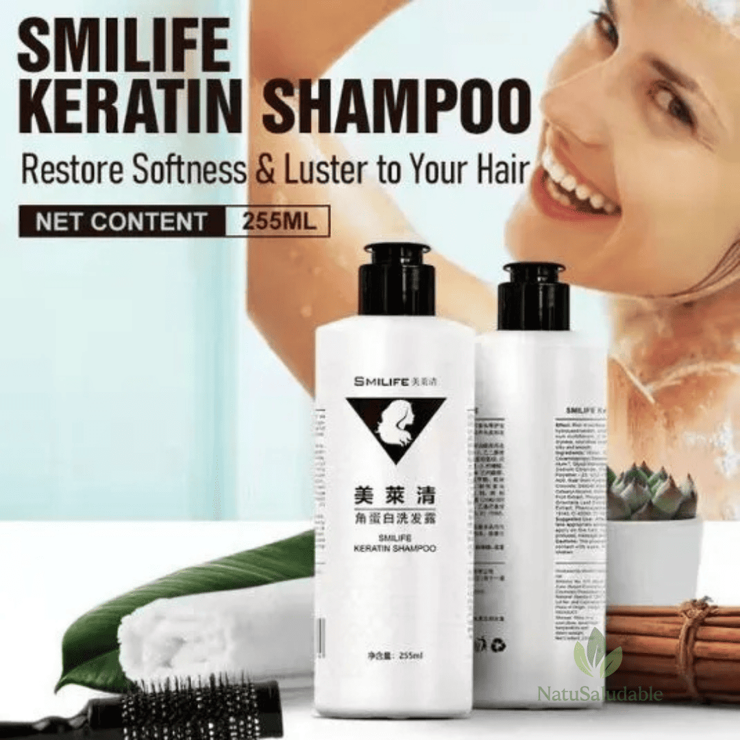 Shampoo de Keratina HGW 255 ml restauración y protección