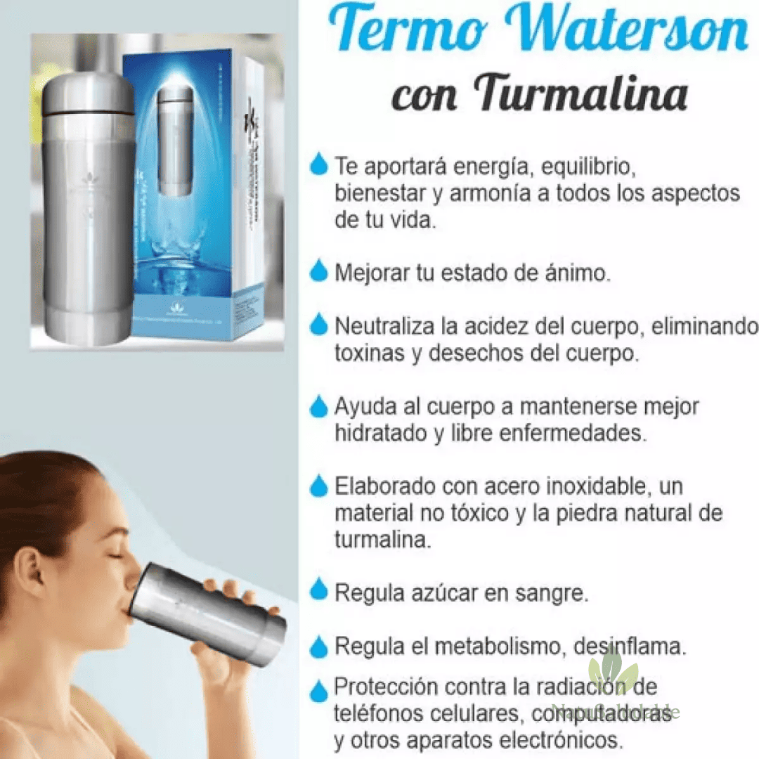 Termo de Turmalina HGW Waterson – Alcaliniza y Energiza el Agua