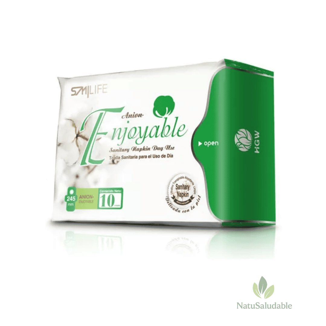 Toallas Higiénicas Día con Turmalina y Aniones HGW