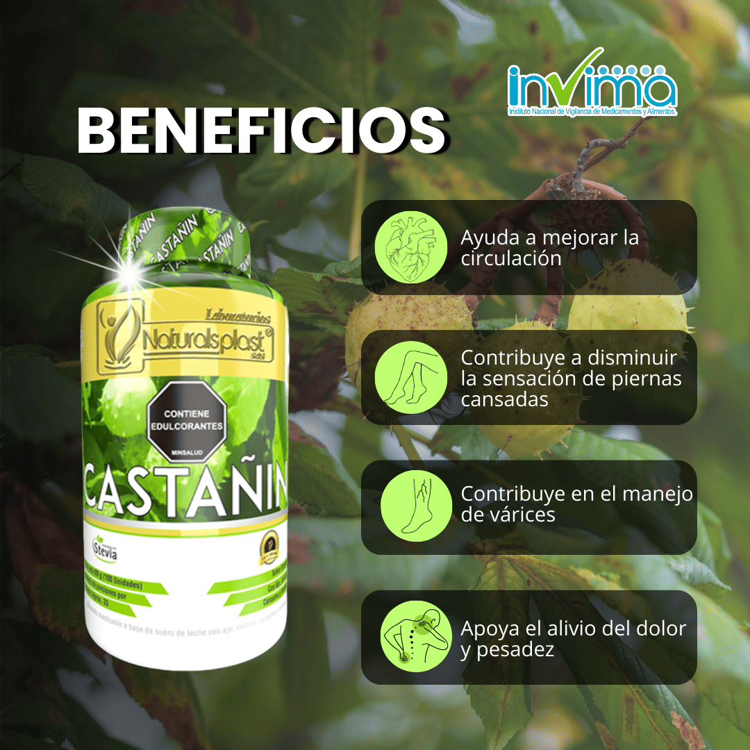 Castaño de Indias 100 Cápsulas | Circulación