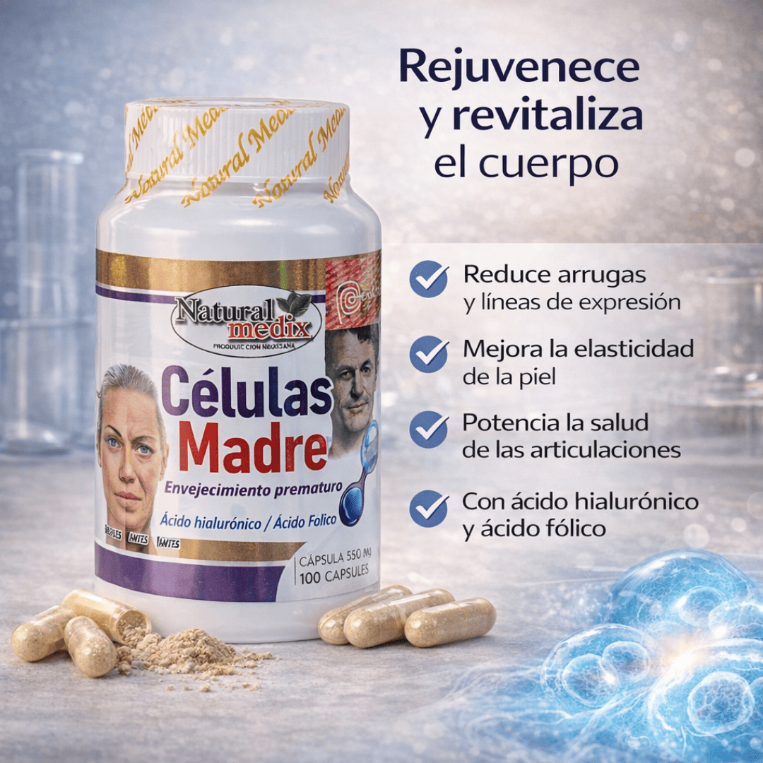 Células Madre 100 Cápsulas | Regeneración Celular