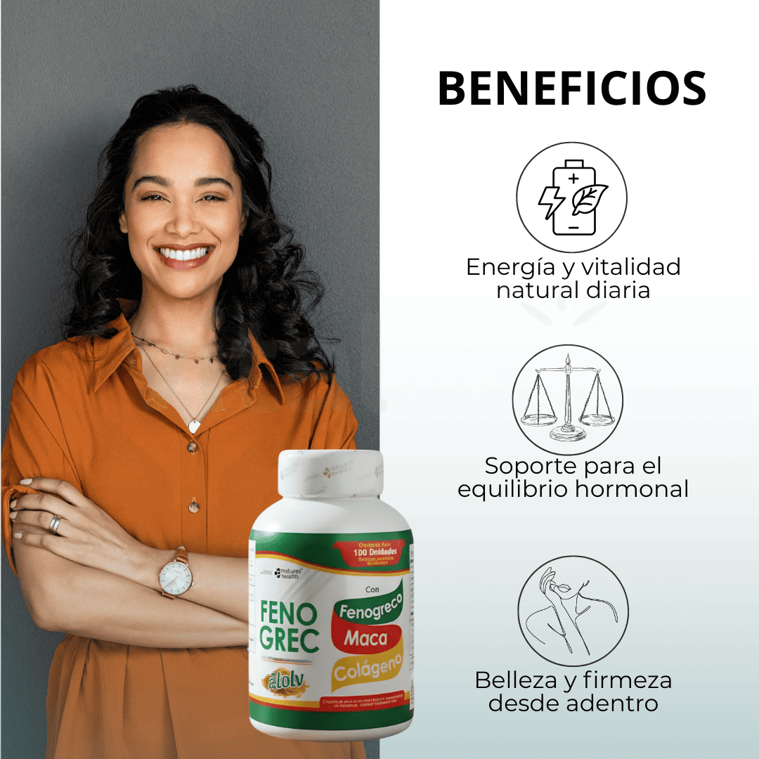 Fenogreco con Colágeno Nat Health X3 – Equilibrio Hormonal
