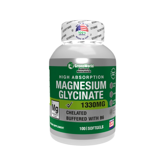 Glicinato de Magnesio 1330mg X100 Softgels