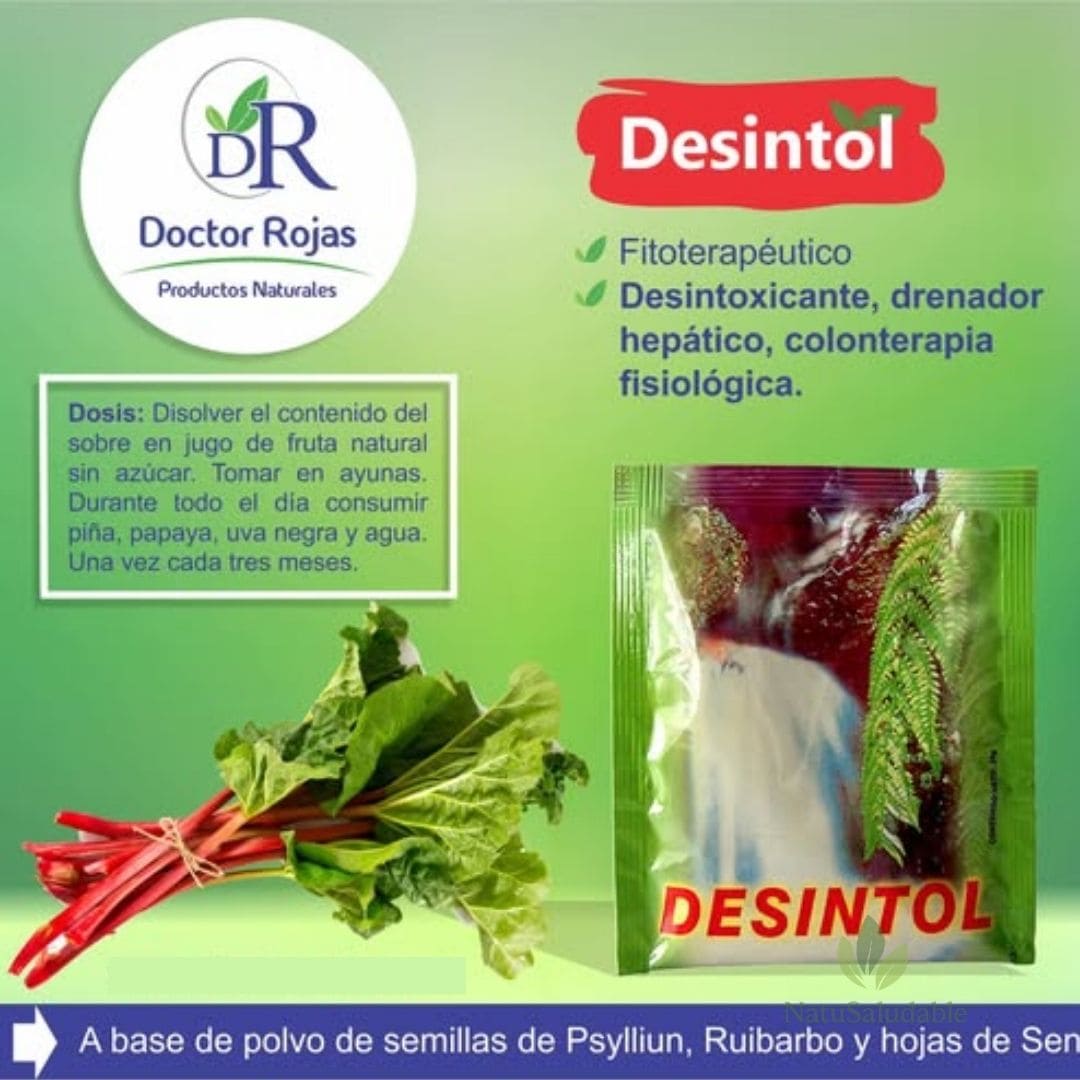 Desintol Dr. Rojas Limpieza y Regulación Intestinal Natural