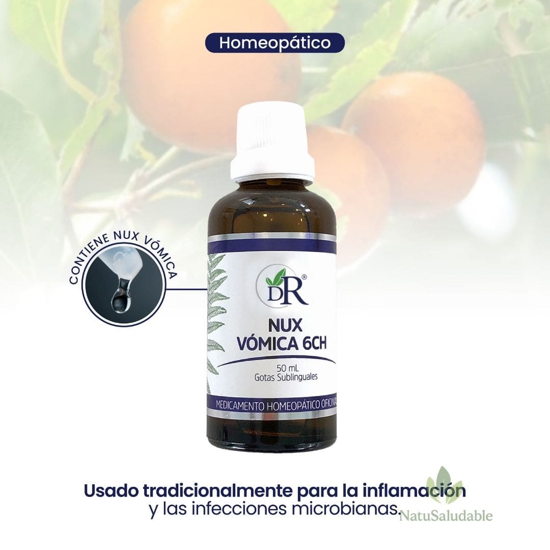 Nux Vómica 6CH – Apoyo Natural Digestivo y Desintoxicante