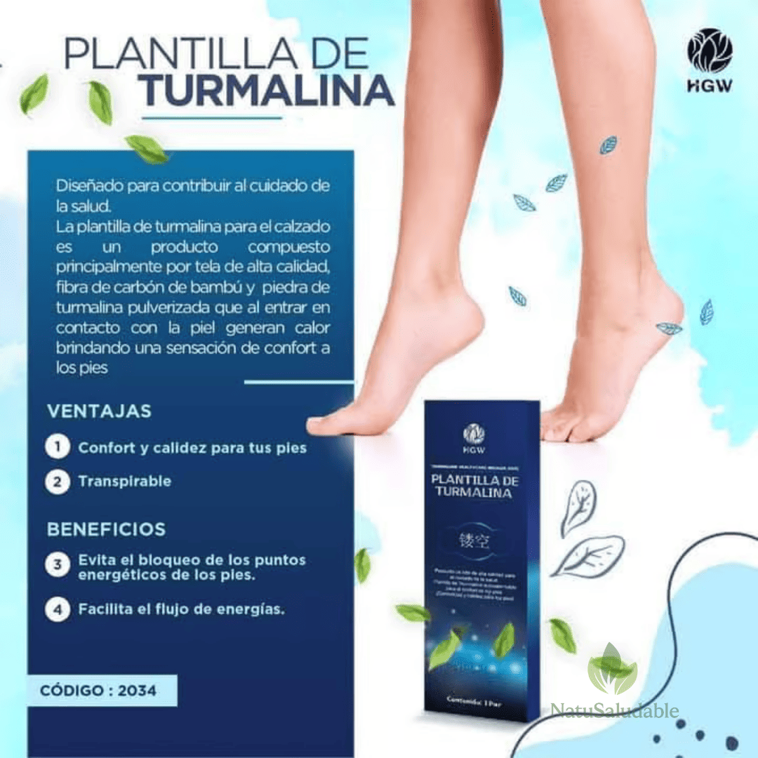 Plantillas de Turmalina HGW – Bienestar y Confort para tus Pies