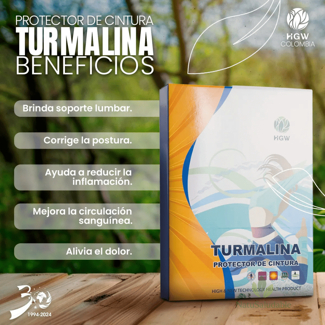 Protector de Cintura Autocalentable HGW con Turmalina