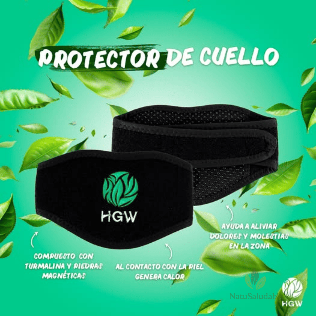 Protector de Cuello Autocalentable de Turmalina HGW