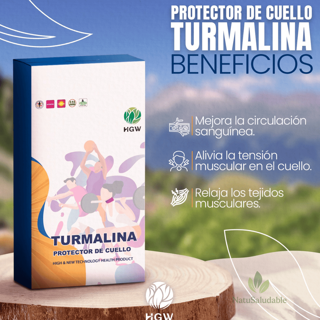 Protector de Cuello Autocalentable de Turmalina HGW