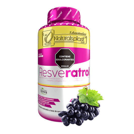 Resveratrol con Colágeno 100 Cápsulas – Antioxidante