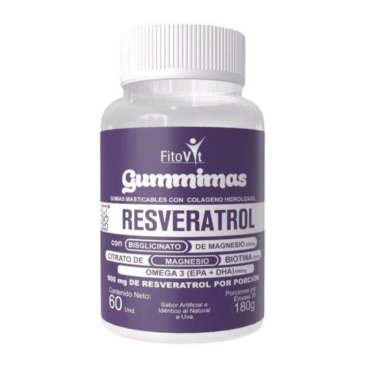 Resveratrol Omega 3 Fitovit 60 Gomitas Antioxidantes