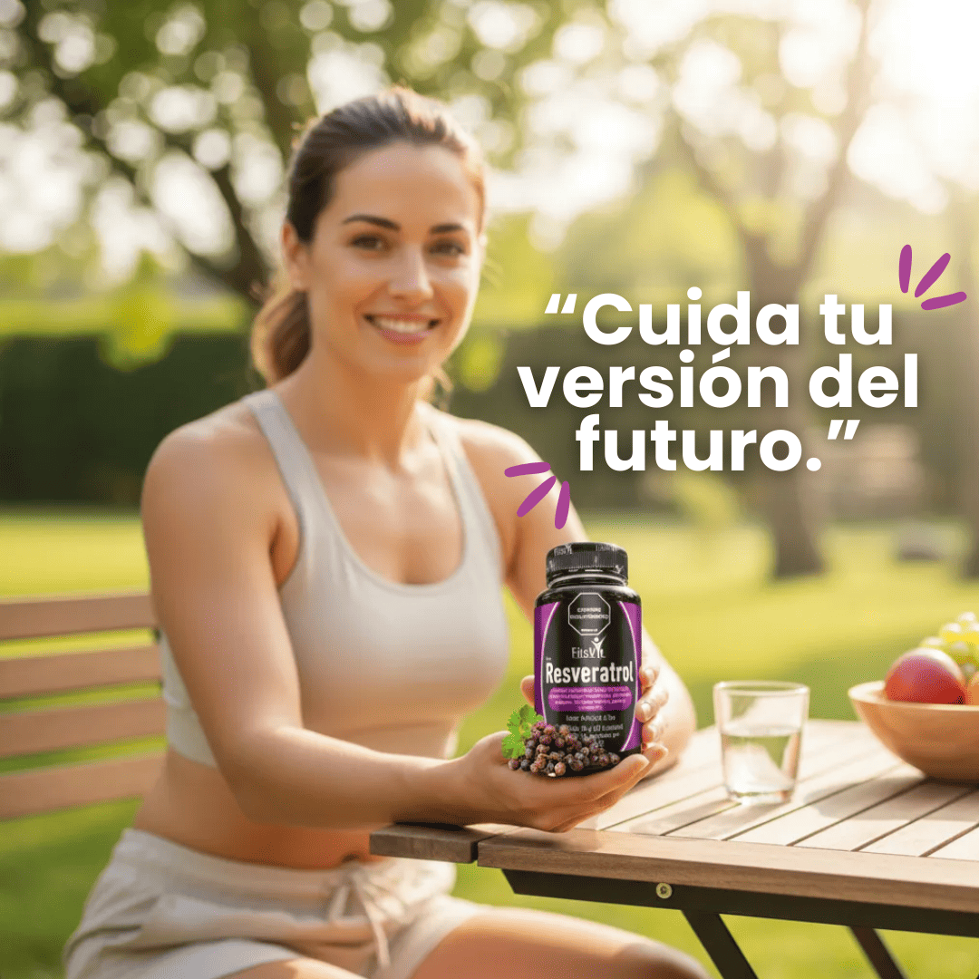 Resveratrol + Colágeno Hidrolizado Fitovit 60 Tabs Masticables