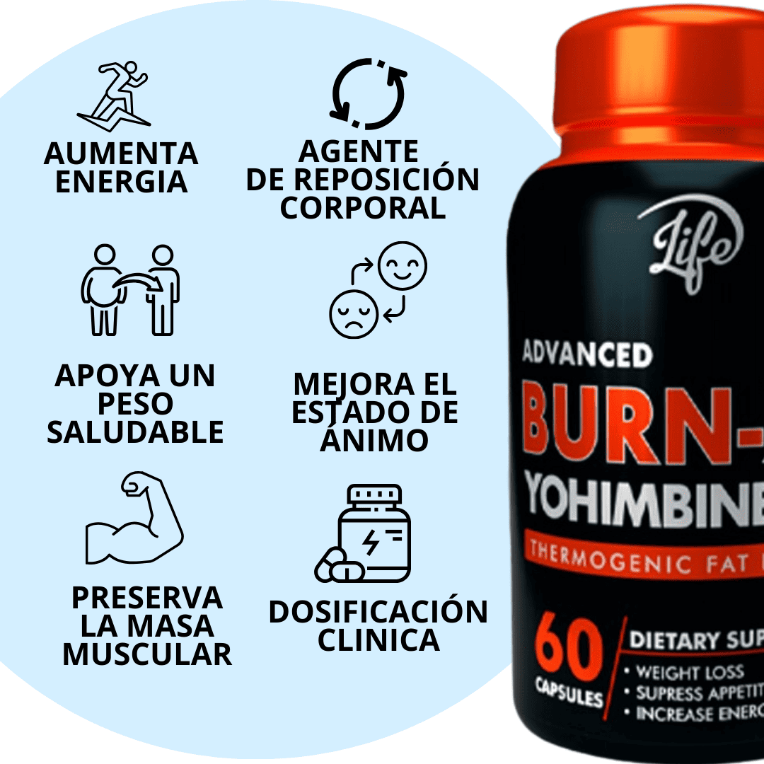 Burn XT Quemador de Grasa 60 Cápsulas Life