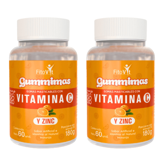 Gomitas Vitamina C con Zinc FitoVit 60 Und X2