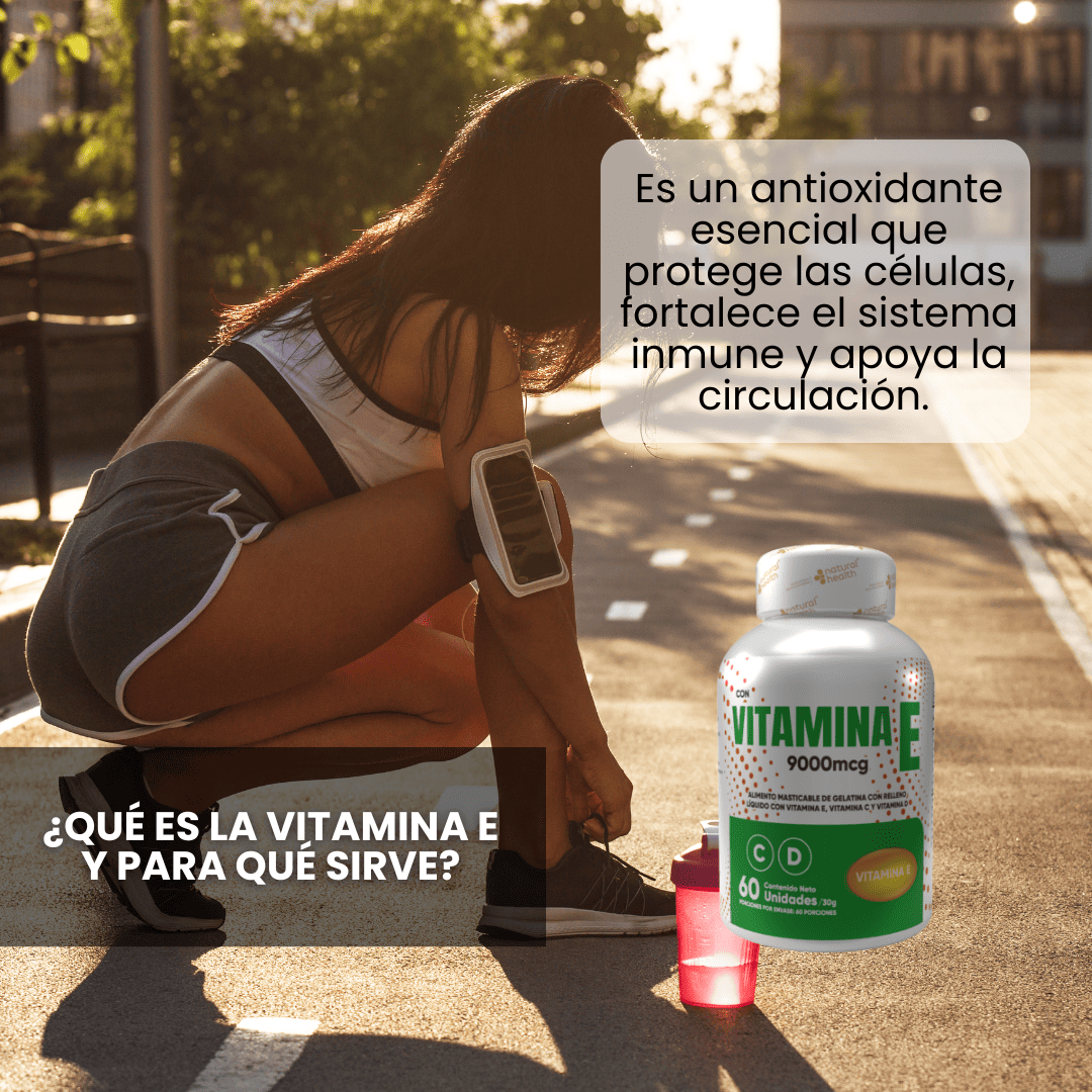 Vitamina E Natural Health Gomitas 60 Und Pack x2