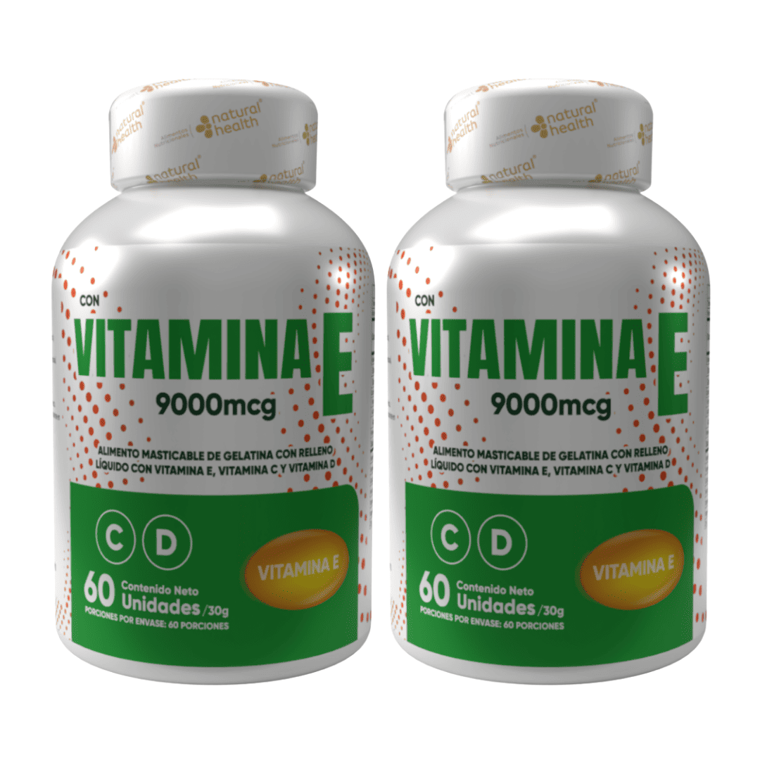 Vitamina E Natural Health Gomitas 60 Und Pack x2